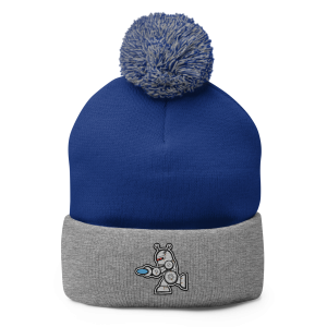 Varsity Vibe Pom-Pom Beanie