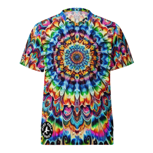 Mega Electric Tie Die <br>Recycled unisex sports jersey