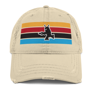 Beach Vibe  Distressed Dad Hat