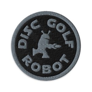 Disc Golf Robot Stealth Embroidered patch